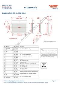 EA OLEDM128-6LWA Datasheet Page 8