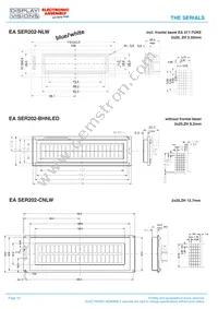 EA SER204-92HNLED Datasheet Page 12