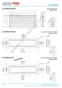 EA SER204-92HNLED Datasheet Page 16