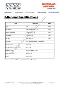 EA TFT035-32ANN Datasheet Page 4