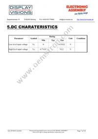 EA TFT035-32ANN Datasheet Page 7