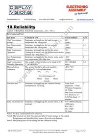 EA TFT035-32ANN Datasheet Page 17