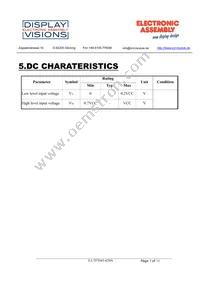 EA TFT043-42ANN Datasheet Page 7