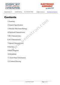 EA TFT043-42ATP Datasheet Page 2