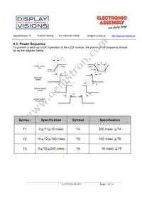 EA TFT050-84ANN Datasheet Page 7