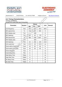 EA TFT050-84ANN Datasheet Page 8