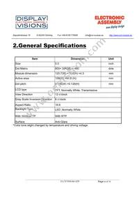 EA TFT050-84ATP Datasheet Page 4