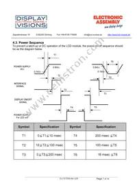 EA TFT050-84ATP Datasheet Page 7