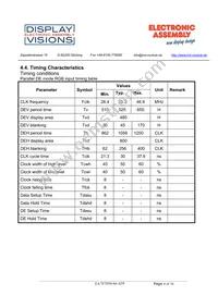 EA TFT050-84ATP Datasheet Page 8