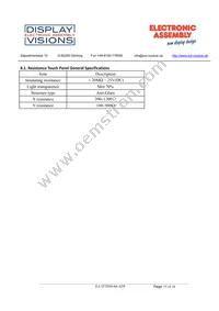 EA TFT050-84ATP Datasheet Page 15