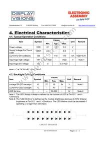 EA TFT050-84ATS Datasheet Page 6