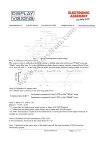 EA TFT050-84ATS Datasheet Page 11