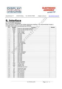 EA TFT050-84ATS Datasheet Page 12