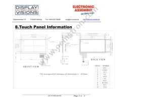 EA TFT050-84ATS Datasheet Page 15