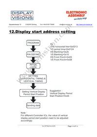 EA TFT052-41ANN Datasheet Page 16