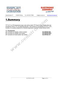 EA TFT052-41ATS Datasheet Page 3