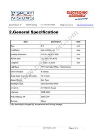 EA TFT052-41ATS Datasheet Page 4