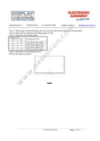 EA TFT070-84ANN Datasheet Page 13