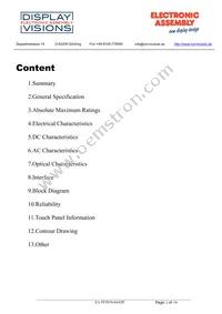 EA TFT070-84ATP Datasheet Page 2