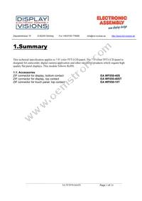 EA TFT070-84ATS Datasheet Page 3