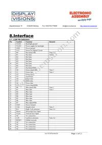 EA TFT070-84ATS Datasheet Page 12