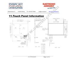 EA TFT070-84ATS Datasheet Page 16