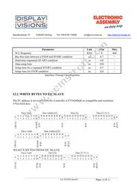 EA TFT070-84ATS Datasheet Page 18