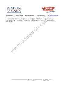 EA TFT070-84ATS Datasheet Page 19