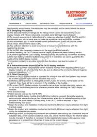 EA W096016-XALB Datasheet Page 23