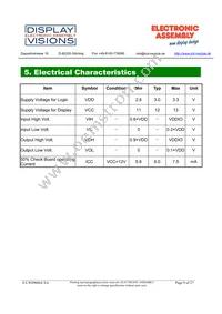 EA W096064-XALG Datasheet Page 9