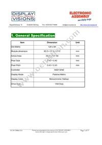 EA W128064-XALG Datasheet Page 3