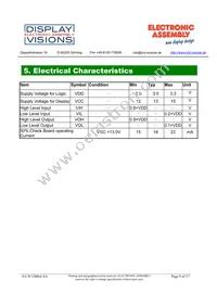 EA W128064-XALG Datasheet Page 9