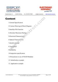 EA W128128-XALG Datasheet Page 2