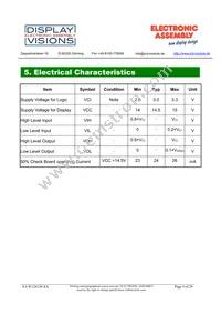 EA W128128-XALG Datasheet Page 9