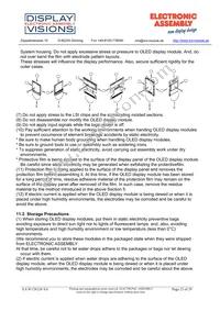 EA W128128-XALG Datasheet Page 23