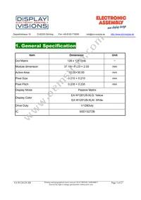EA W128128-XRLW Datasheet Page 3
