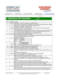 EA W128128-XRLW Datasheet Page 6