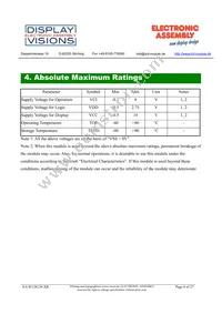 EA W128128-XRLW Datasheet Page 8