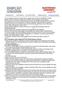 EA W128128-XRLW Datasheet Page 22