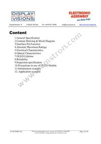 EA W256064-XALG Datasheet Page 2