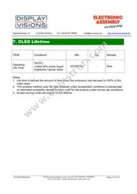 EA W256064-XGLG Datasheet Page 12