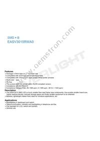 EASV3015RWA0 Datasheet Cover