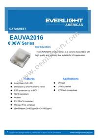 EAUVA2016IJ4 Datasheet Cover