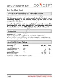 EB01-6MBI450U4-170 Datasheet Page 2