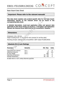 EB01-FS150R12KE3G Datasheet Page 2