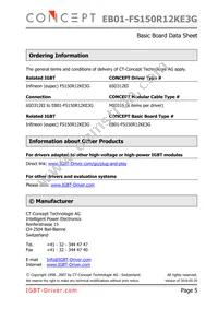 EB01-FS150R12KE3G Datasheet Page 5