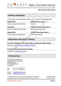 EB01-FS150R17KE3G Datasheet Page 5