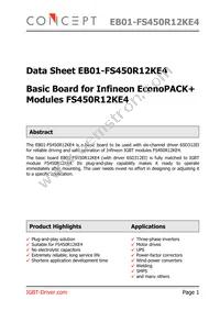 EB01-FS450R12KE4 Datasheet Cover