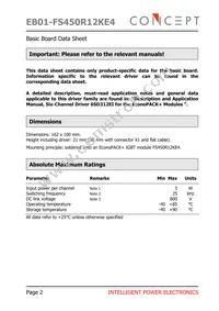 EB01-FS450R12KE4 Datasheet Page 2