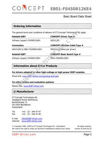 EB01-FS450R12KE4 Datasheet Page 5